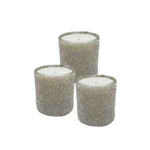 Diamond Empire Crystal Candle Votive Set