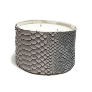 Grey Snake Candle