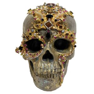 Gilded Baroque Skull
