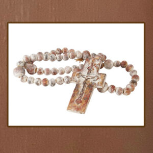 Lisa Carrier Decorative Large Clay Rosary