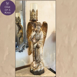 Lisa Carrier Tall Angel Candle Holder