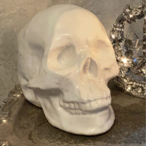 Lisa Carrier Porcelain Skull
