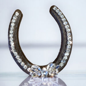 Lisa Carrier Silver Aged Horseshoe