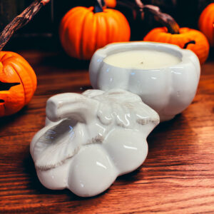 Lisa Carrier White Pumpkin Candle
