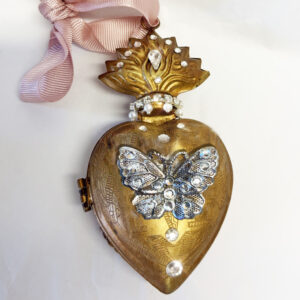 Lisa Carrier Ex-Voto Heart Butterfly Box