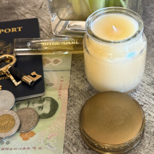 Lisa Carrier Gold Travel Jar Candle