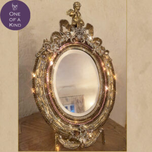 Lisa Carrier Victorian Cherub Mirror